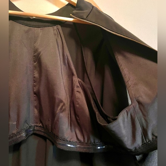 Robert Rodriguez Illusion Open Back Black Blouse Sz L - Picture 7 of 11